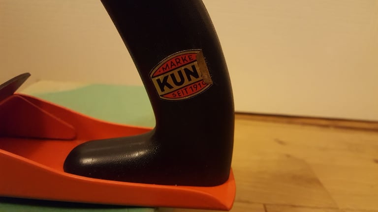 kunz 333b 8 inch length & 1 3/4 inch cutter orange plane boxed west germany 