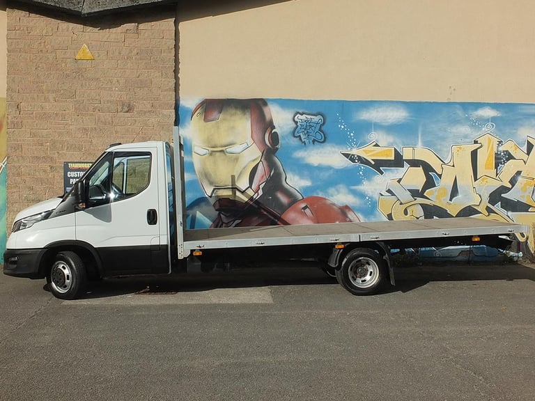 2021 Iveco Daily 35C14 DRW, 16.5 foot 5 metre XL FLATBED with AIR CON