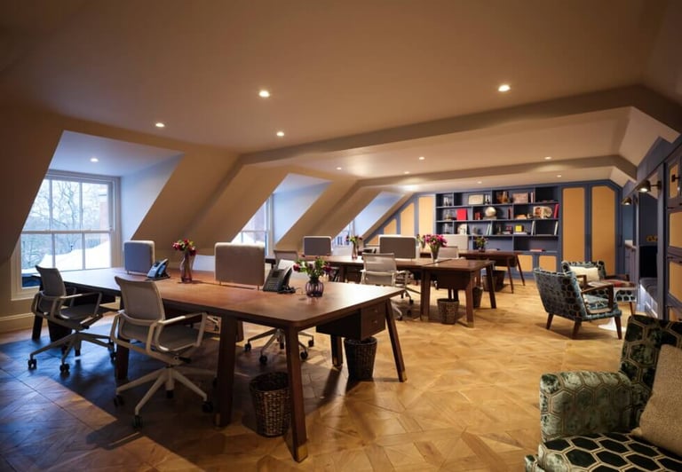 2 and 60 Person Private Office Suites to rent in *Knightsbridge*, SW1 Modern Style Building