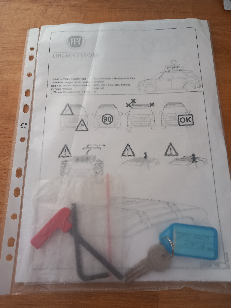 Fiat 500L Roof Bars 