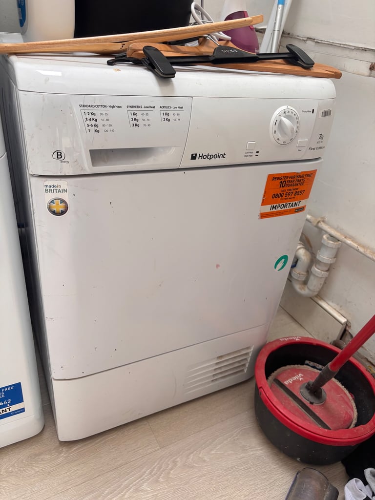 image for Hotpoint First Edition FETC70 Condenser Tumble Dryer - White