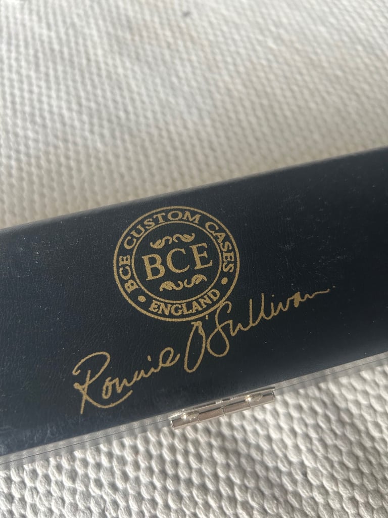 image for Ronnie O’Sullivan BCE custom cases pool cue