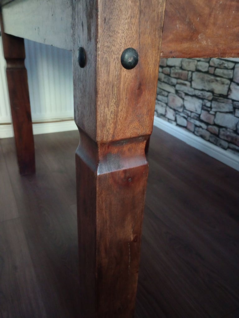 Solid wood table 