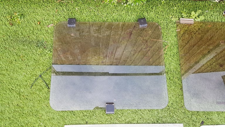 Glass hob lid / cover for camper caravan motorhome or boat.