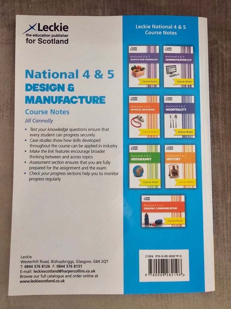 The National 4/5 Design & Manufacture Course Notes 