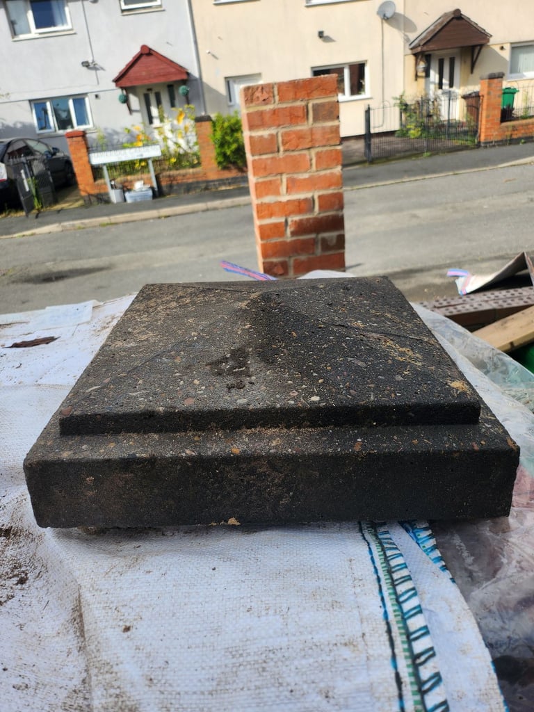 image for Concrete pair cap plus two corner ones.