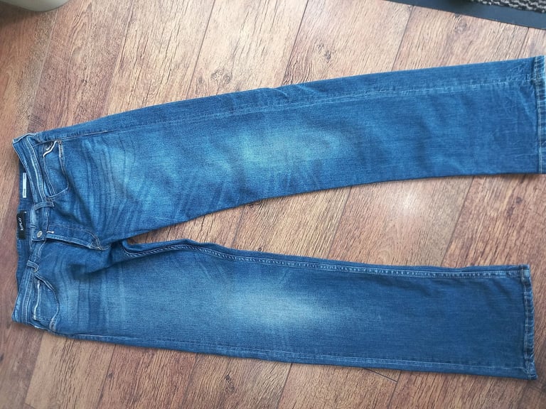 image for Replay grover straight leg jeans 36w x 34L