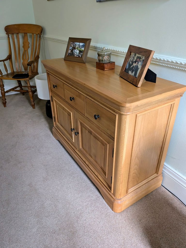 Sold light oak sideboard 