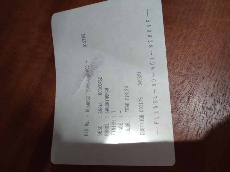 Vintage teak double bookcase display unit by Stag - adjustable shelves