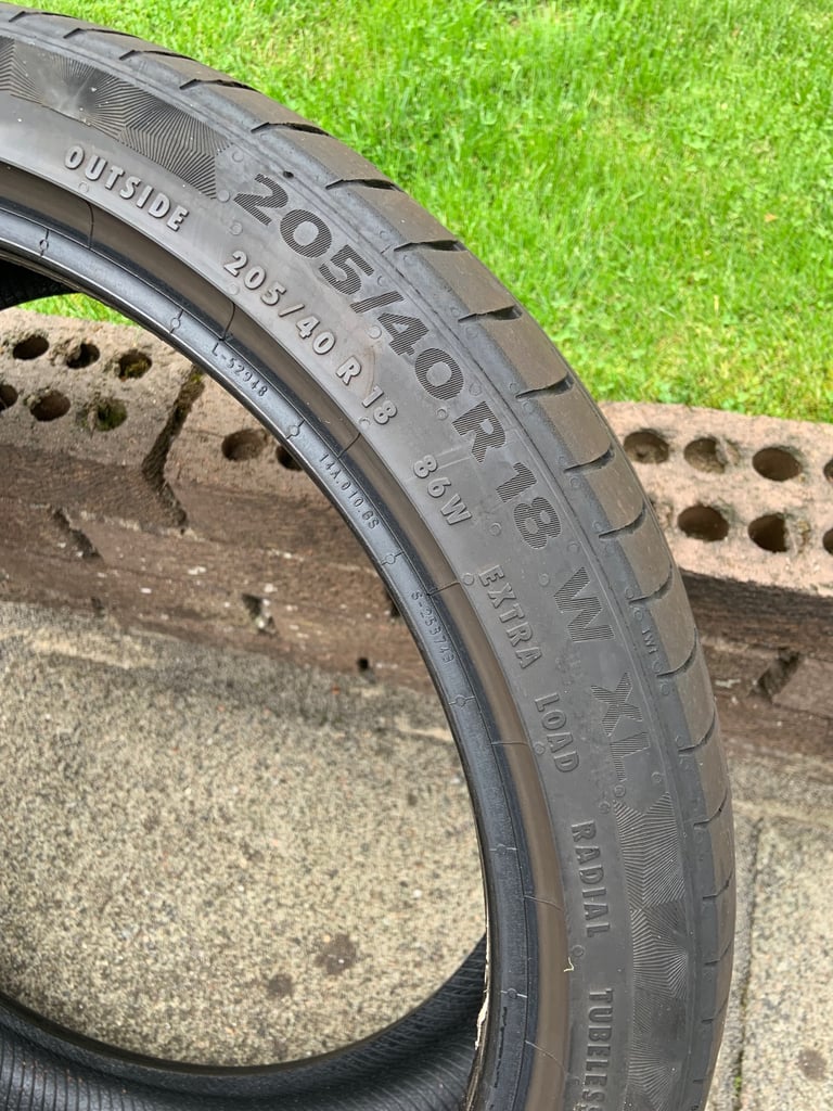 Part worn tyre