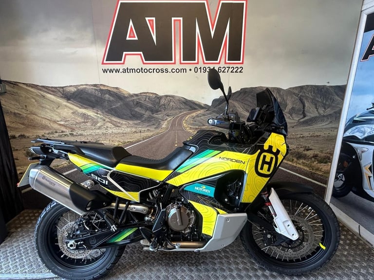 HUSQVARNA NORDEN 901 2023, 6K MILES, WP SUSPENSION, GRAPHICS KIT, (ATMOTORCYCLES