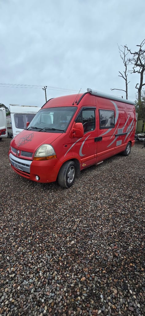 Renault master autocruis 2/berth 2005 coach bult turbo diesel power steering manual gearbox 