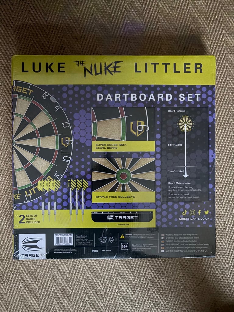 Target Luke Littler Dartboard Set 