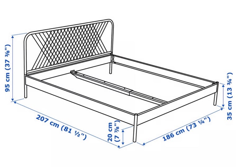 IKEA Double Bed Frame