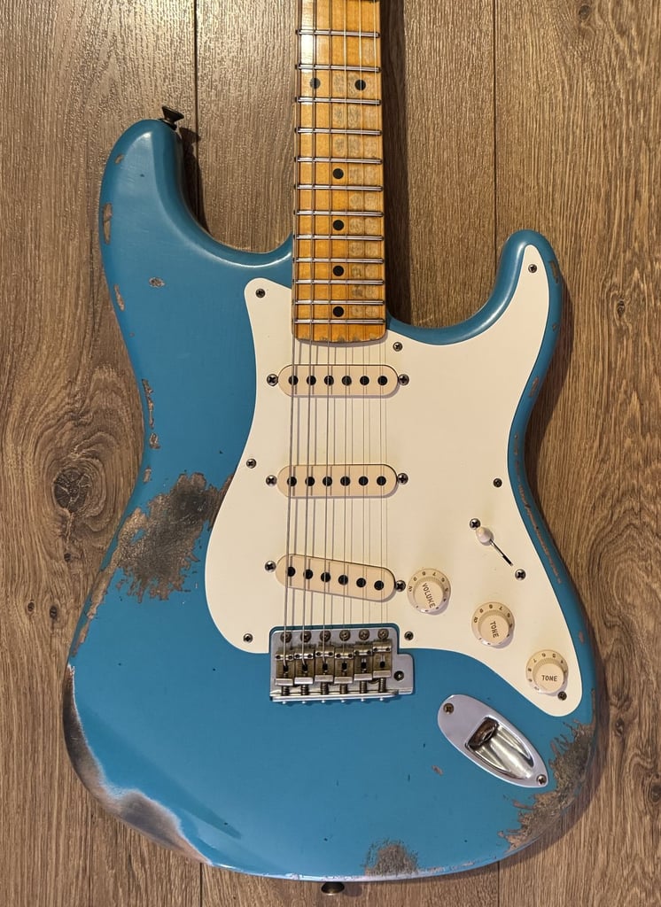 image for Fender Custom Shop Stratocaster '56 Reissue Heavy Relic Taos Turquoise