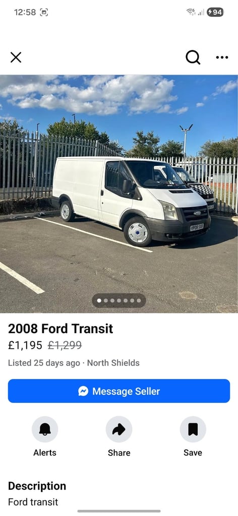 image for Ford, TRANSIT, Panel Van, 2008, Manual, 2198 (cc)