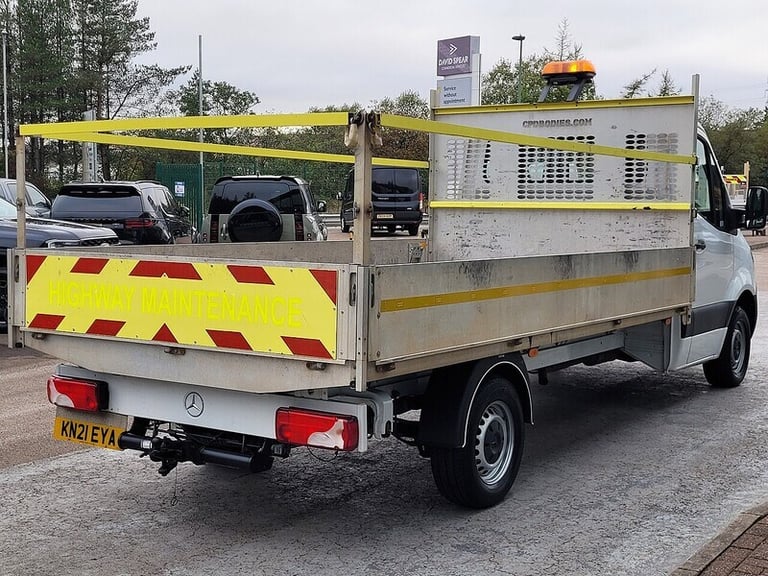 2021 Mercedes-Benz Sprinter 150ps 315 CDI Progressive Dropside with Air Con &amp; Tow Bar Dropsid...