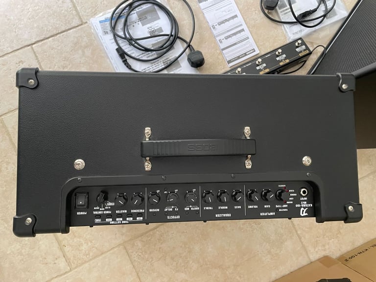 Boss Katana 100 MKII pair of “like new” guitar amplifiers & GA-FC EX 6-switch foot controller