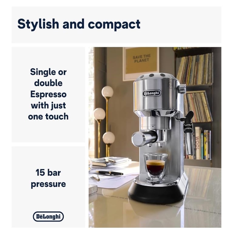 De'Longhi Dedica, EC685M, Silver