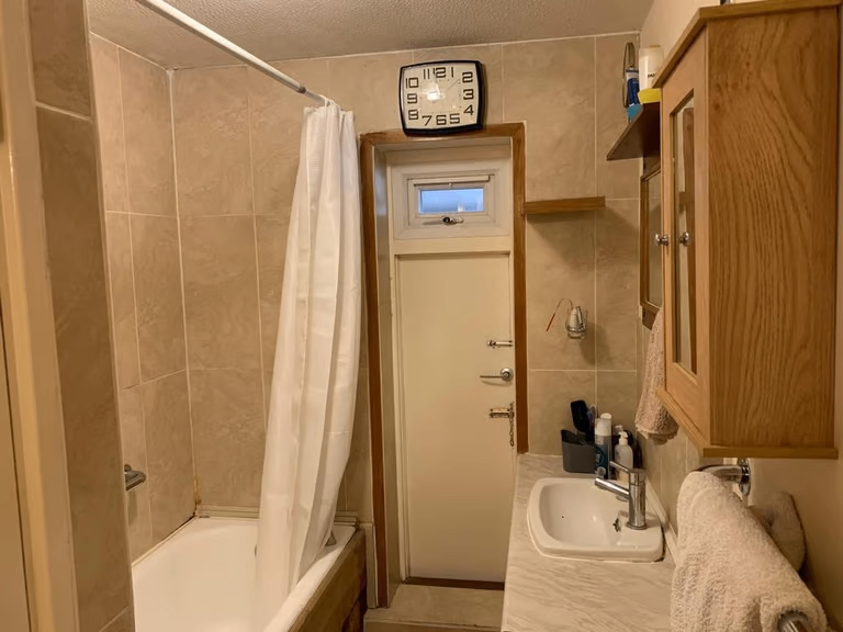 It's a shared flat with common key facilities (Shower, Toilet and Kitchen) TW4 7BX.
