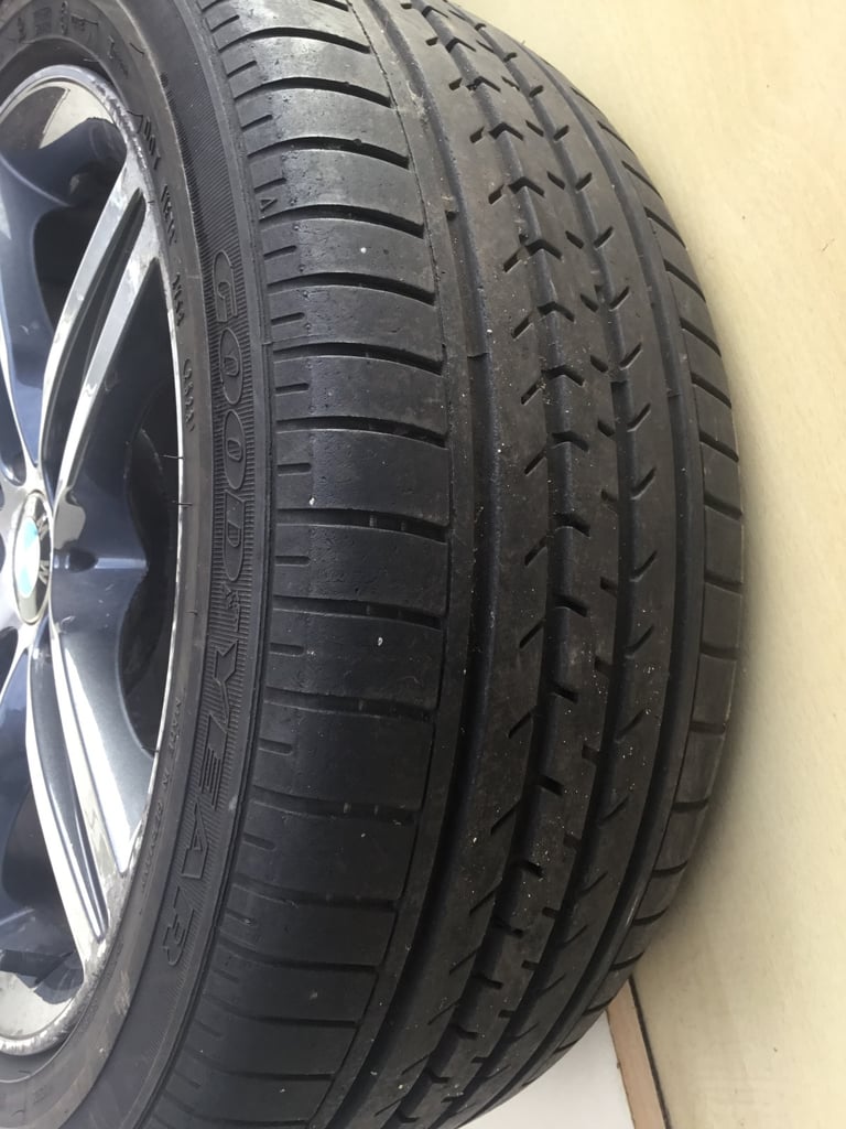 Bmw 17” alloys 5x120 wheels and tyres