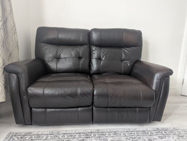 Leather Corner Sofa + 2 seater