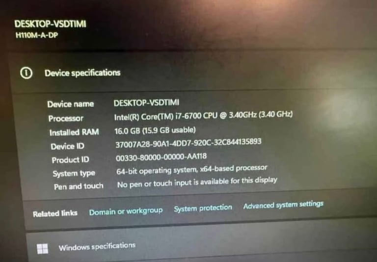 I7 (6th Gen) Gaming PC 🦆BARGAIN🦆