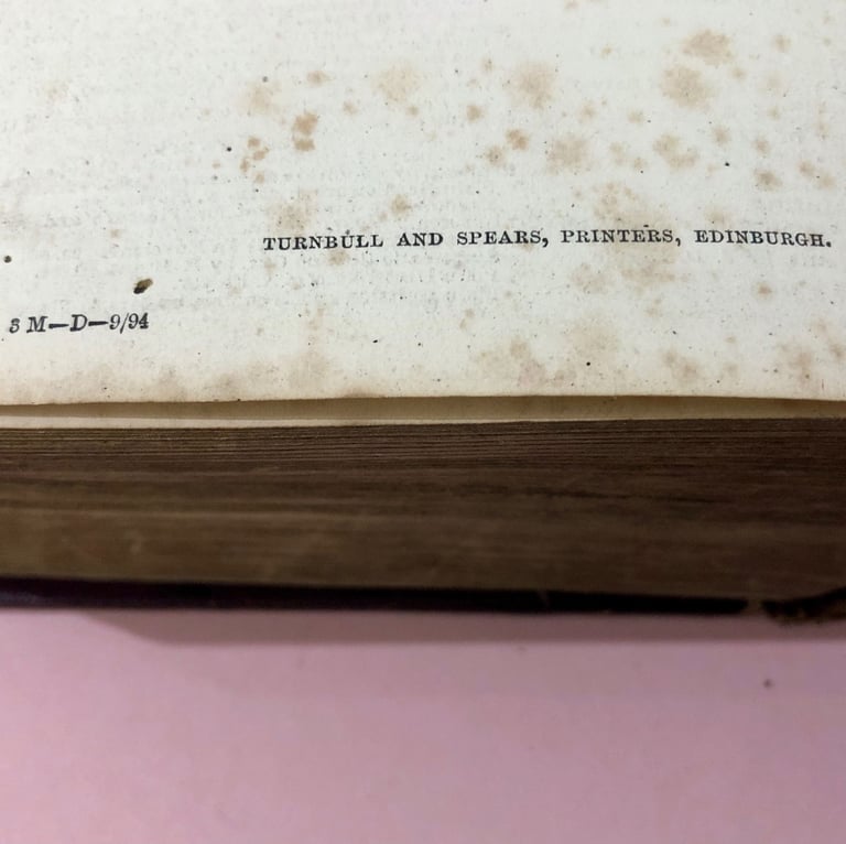 1894 antique leather READY REFERENCE Universal Cyclopaedia •W.R. Balch