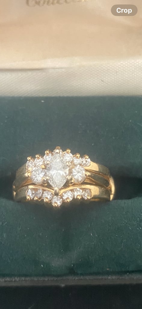 Real diamonds & 14ct gold custom ring