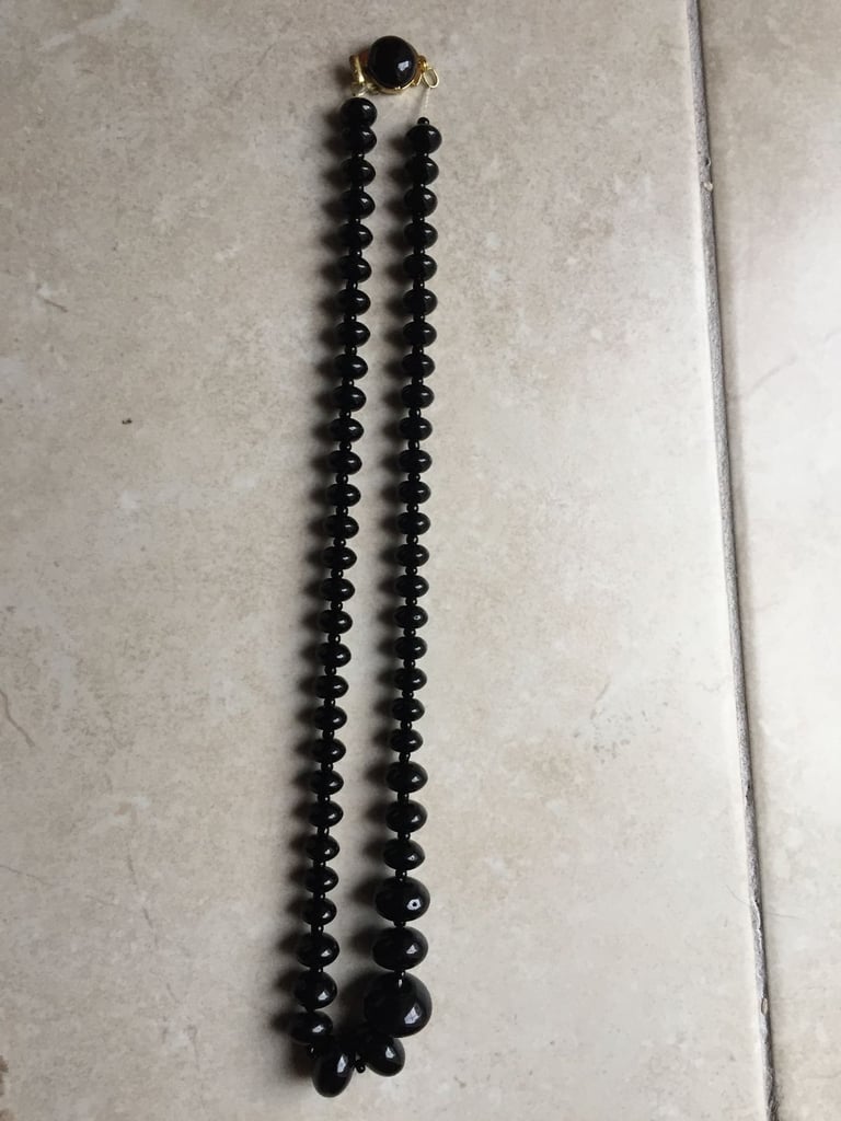 image for Black Necklace. 18" approx 
