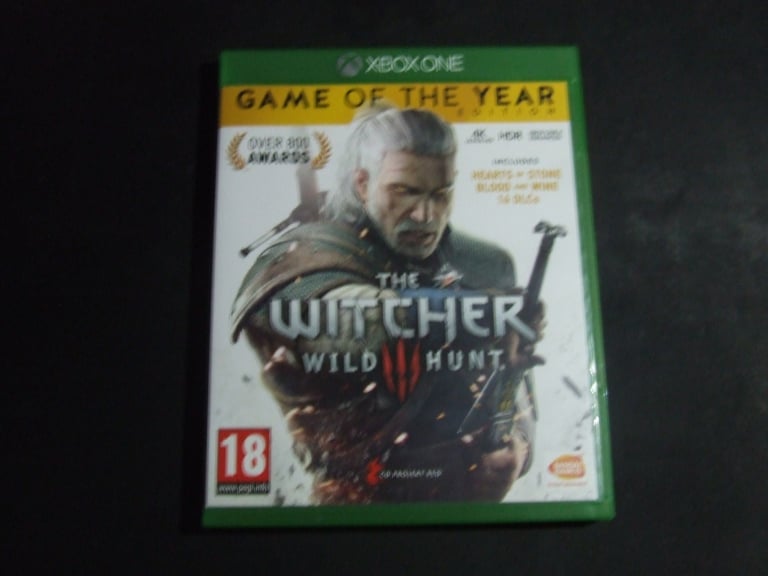 The Witcher Wild Hunt 3, Disc and Case Great Condition