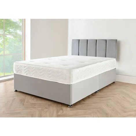 Strong Double Divan Base with Comfortable Headboard -- Cash On Delivery -- Order now