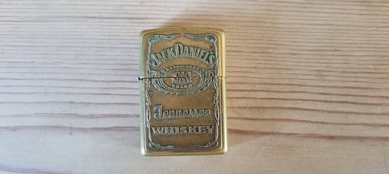 Jack Daniel's Brass Zippo Lighter For Sale
