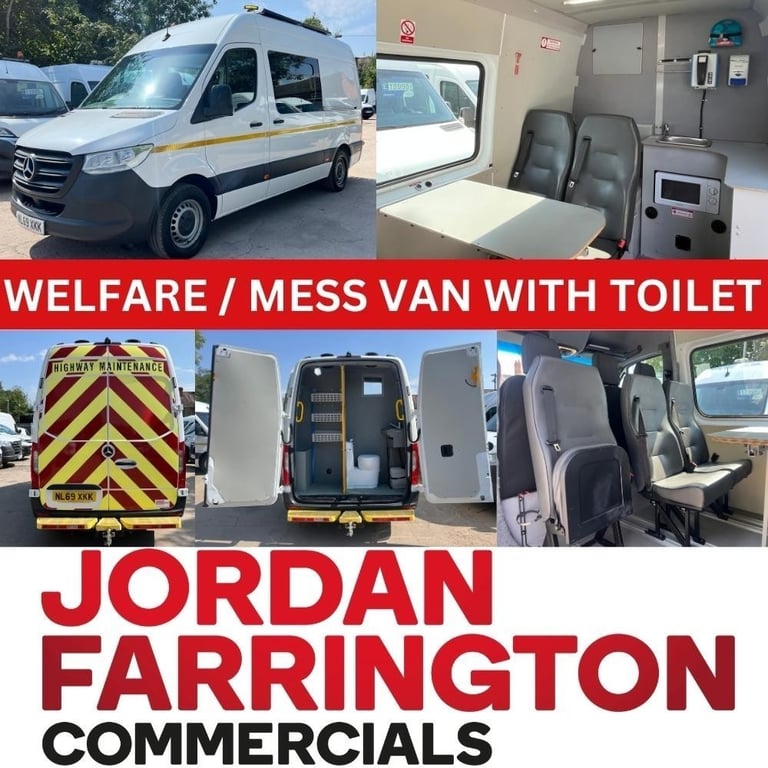2019 69 reg MERCEDES BENZ SPRINTER 2.1 314 RWD EURO 6 WELFARE VAN / MESS VAN