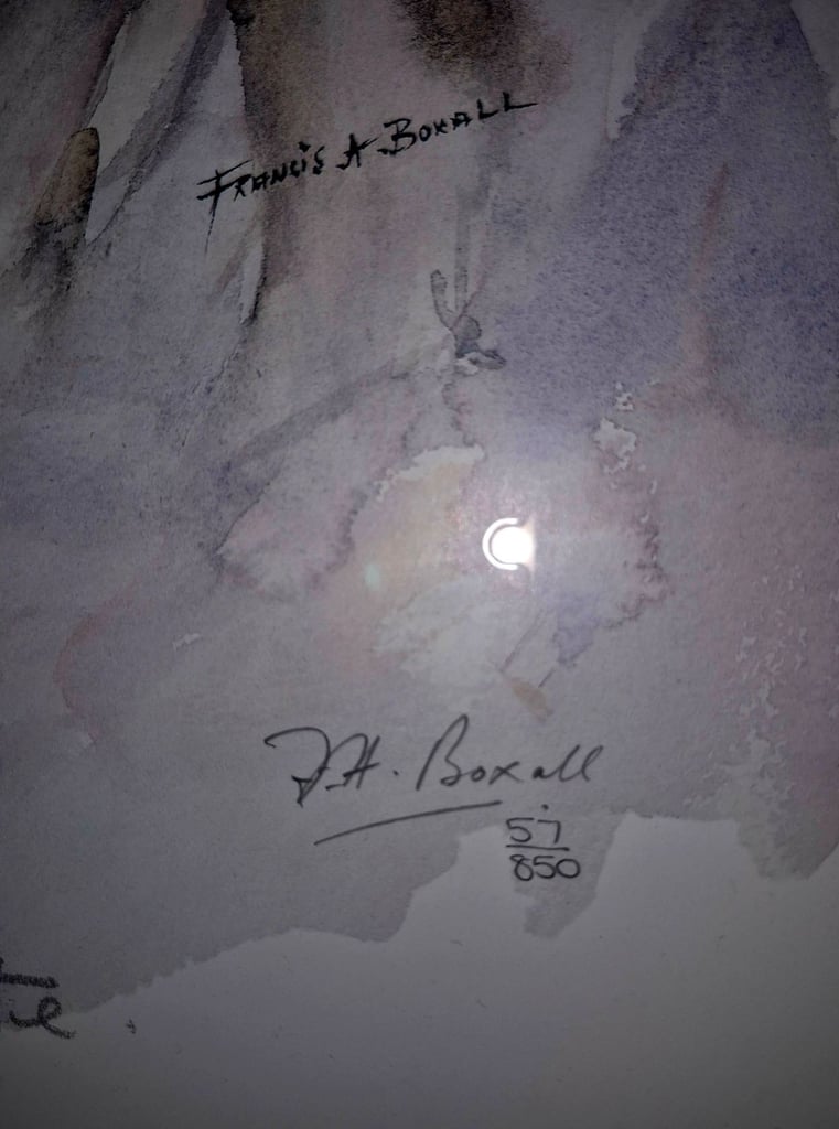 Francis Boxall 'Charlotte' Print Signed Limited Edition