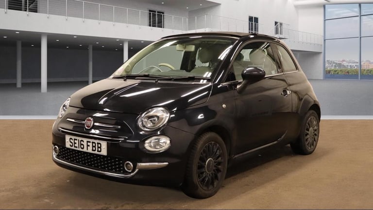 2016 Fiat 500 1.2 Lounge 2dr CONVERTIBLE Petrol Manual