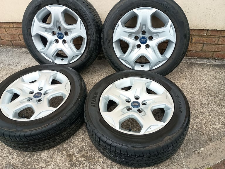 16" FORD WHEELS & 215 55 16" TYRES 5x108 FOCUS MONDEO C MAX CONNECT NOT ALLOYS
