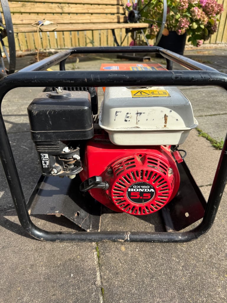 Honda GX160 5.5 2.7kv generator 