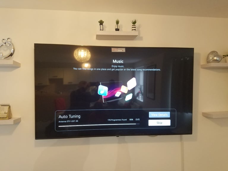 tv installation .
