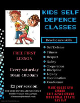 Kids self defence classes 