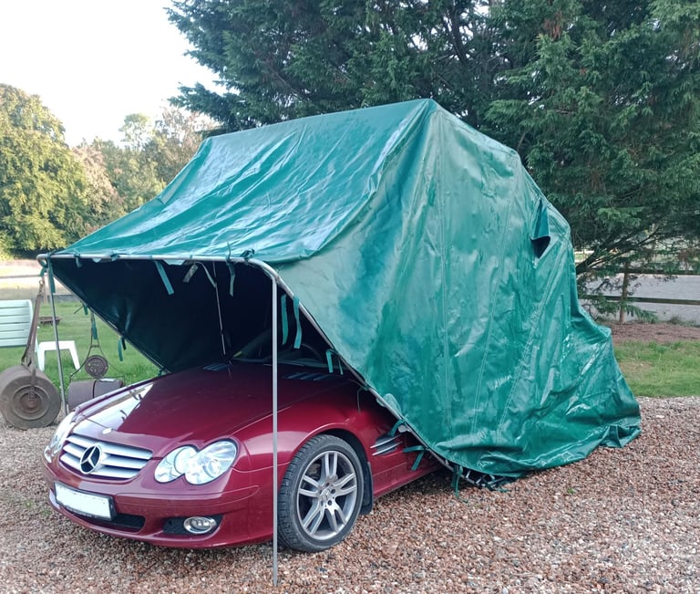 Heavy Duty Folding Car Store (Pop Up Pram Hood Garage)