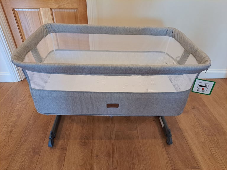 As NEW Nested Cozi Sleeper Bedside Crib