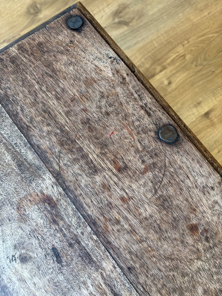 Dark wood coffee table 