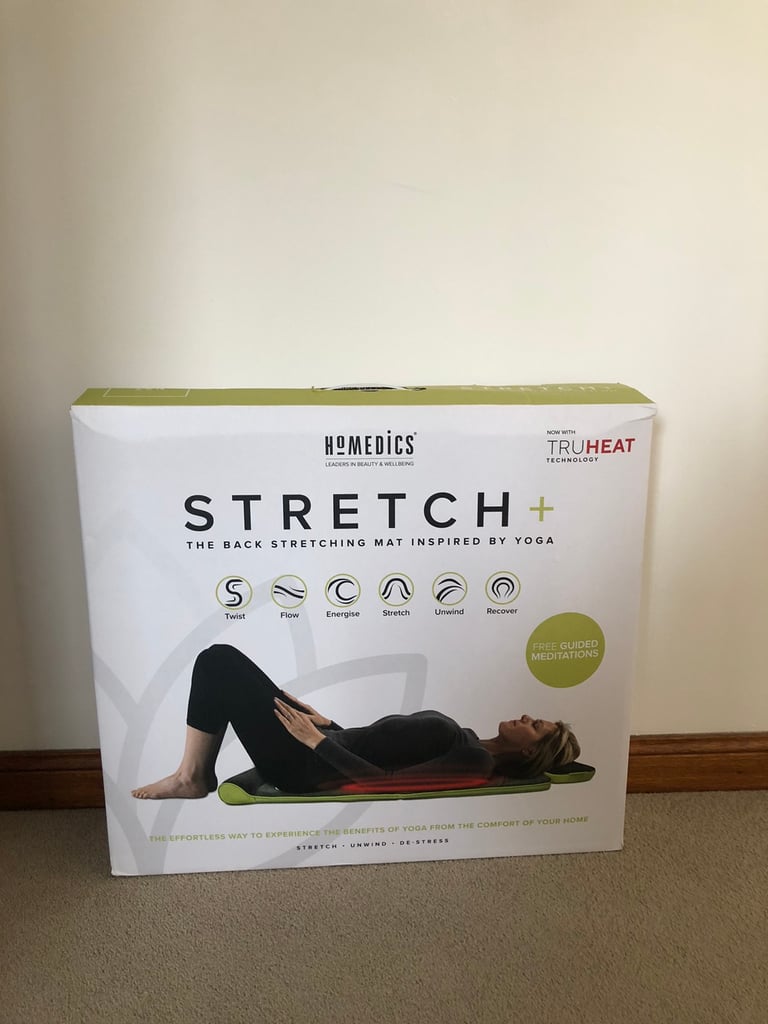Homedics Stretch+ Mat Inspired by Yoga with TruHeat Technology