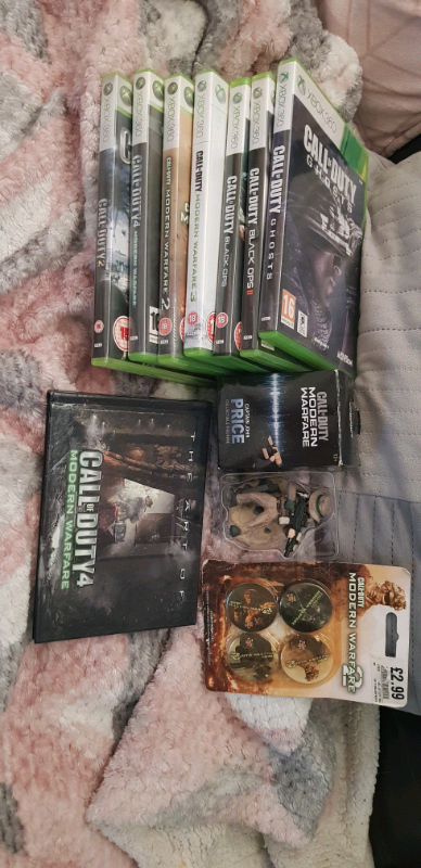 Call Of Duty xbox 360 Game bundle with 7 games 