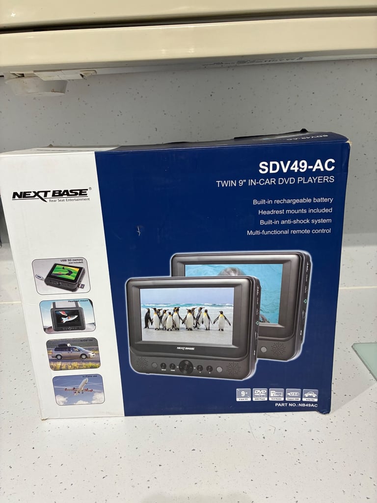 image for Twin 9” IN-CAR DVD PLAYERS