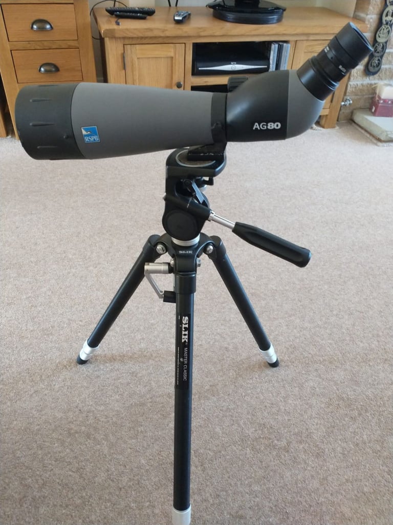 RSPB AG80 Spotting Scope AND Slik Master Classic Tripod