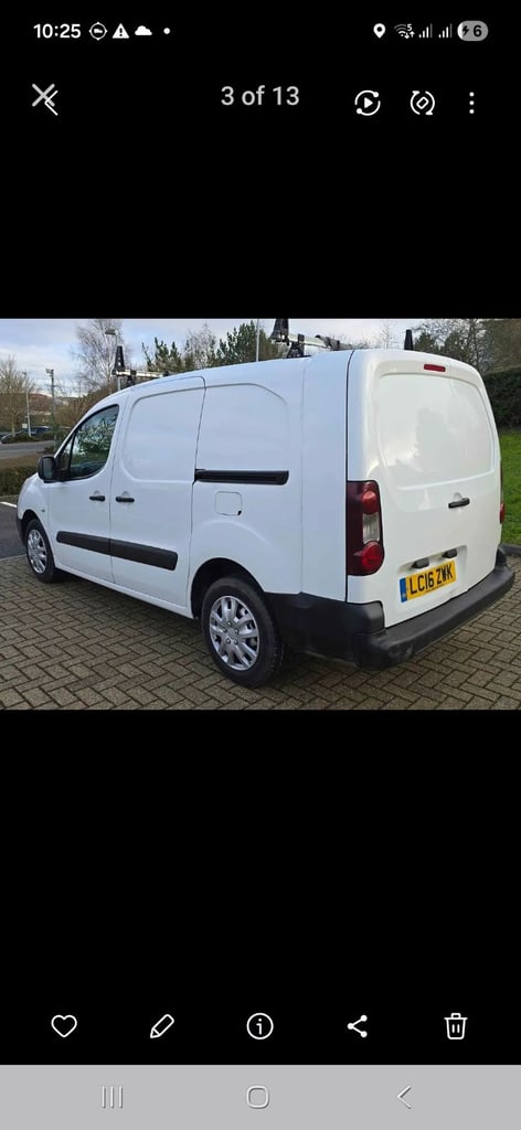image for Citroen, BERLINGO, Panel Van, 2016, Manual, 1560 (cc)