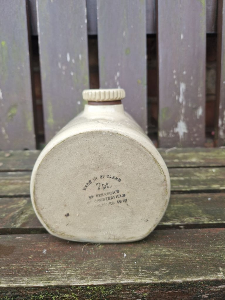 Vintage ceramic hot water bottle