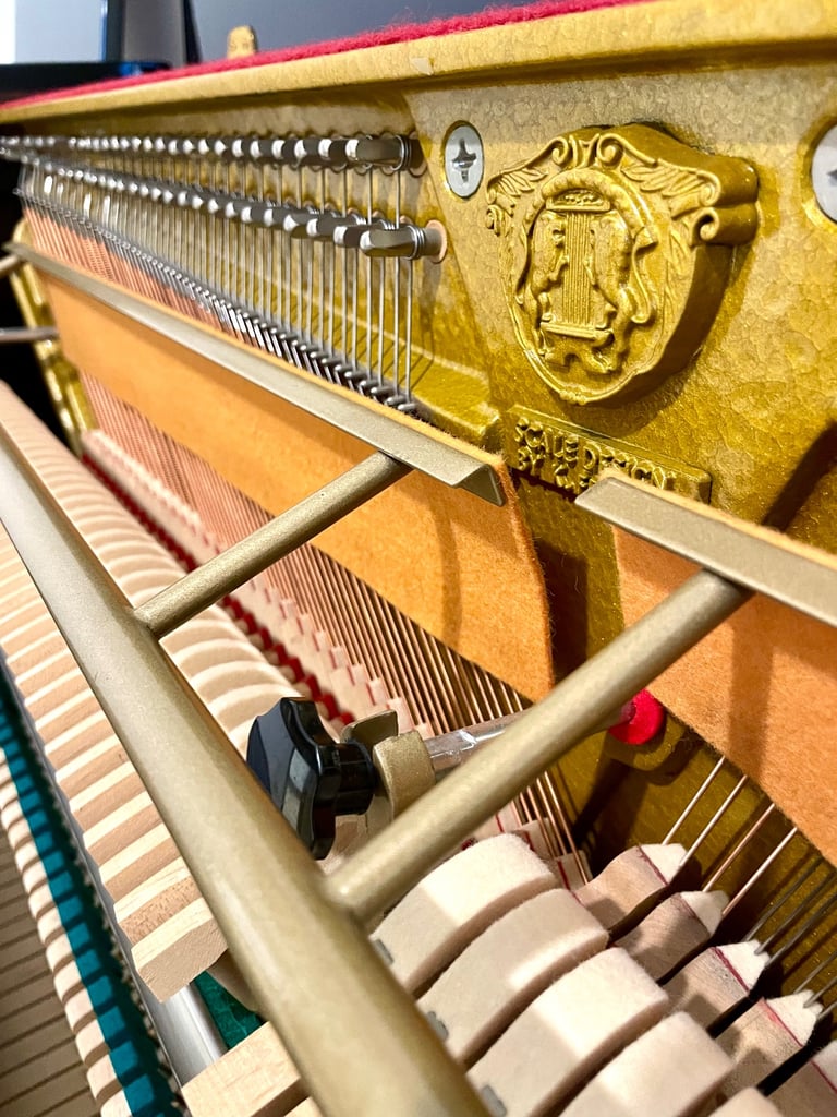 Restored Samick 108 Small Upright Piano